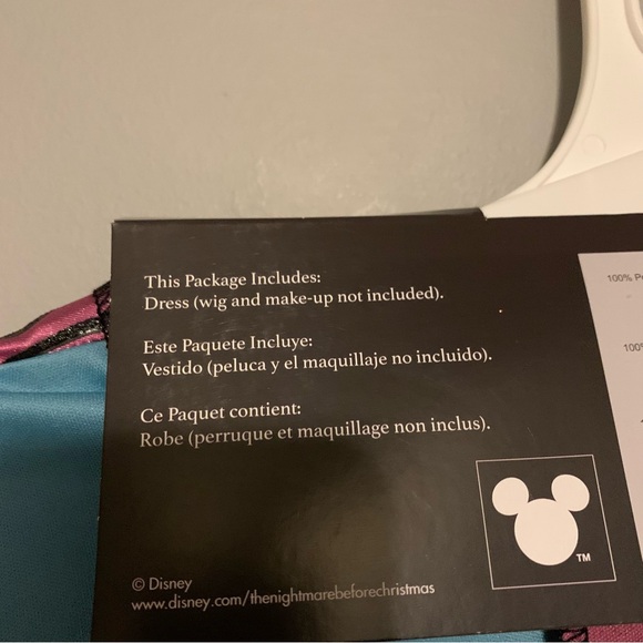 NWT. DISNEY Nightmare Before Christmas Kids Sally Costume - Picture 7 of 8